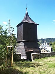 Zvonice v Železném Brodě (stav před požárem v roce 2007)
